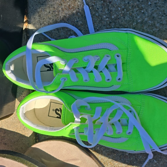Women's neon green vans - Picture 1 of 1